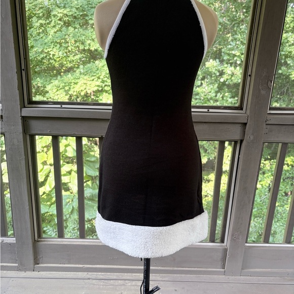 Christmas Sweater Red and Black Mini Dress - Picture 7 of 9